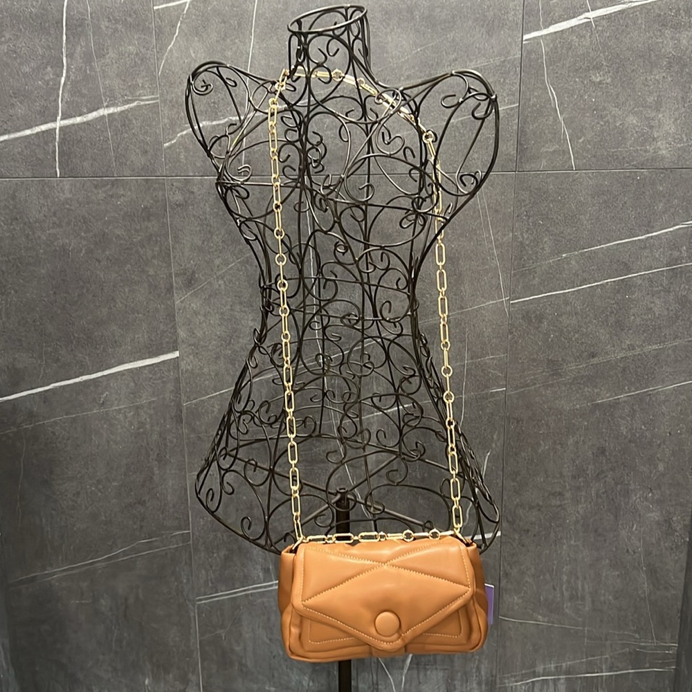 H.O.W. House Of Want - NWT Spendid Shoulder Crossbody, Toffee.